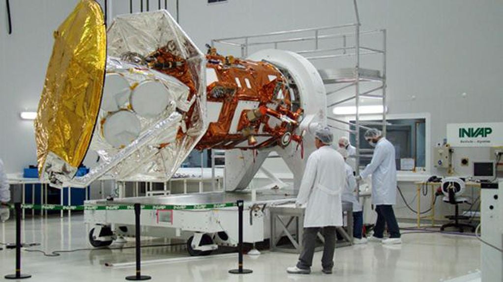 Uno de los satélites desarrollado en Invap