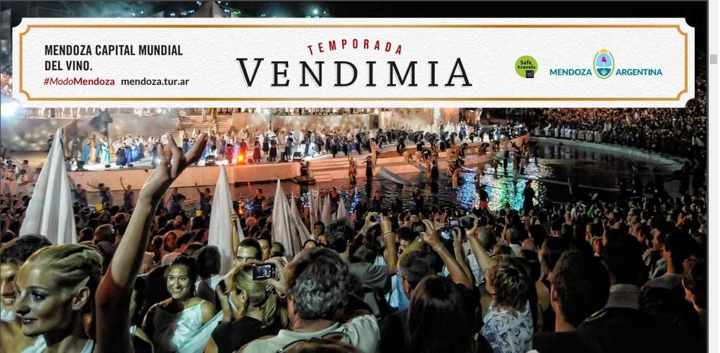 Así es la campaña gráfica con que se promocionará la Fiesta Nacional de la Vendimia 2022. Foto: Prensa Gobierno de Mendoza.