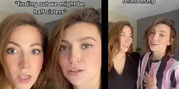 Video: después de dos años en pareja descubren que podrían ser hermanas