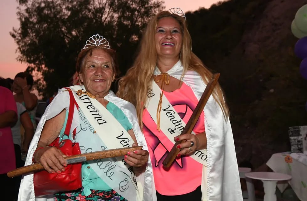 La otra Vendimia: Mónica y Nélida fueron las reinas elegidas en los cerros 