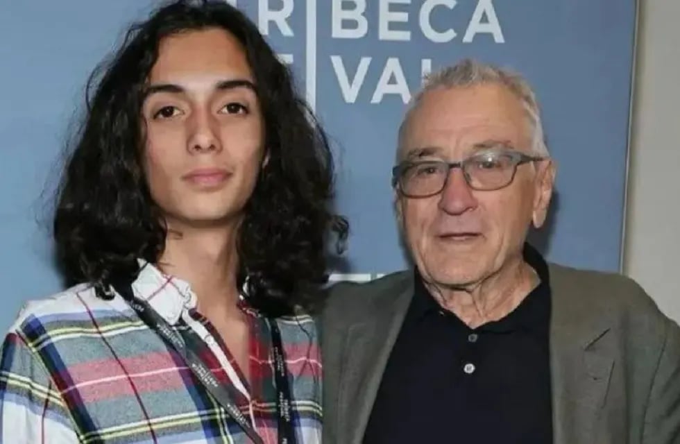 De qué murió a los 19 años Leandro De Niro, el nieto de Robert De Niro (Web)