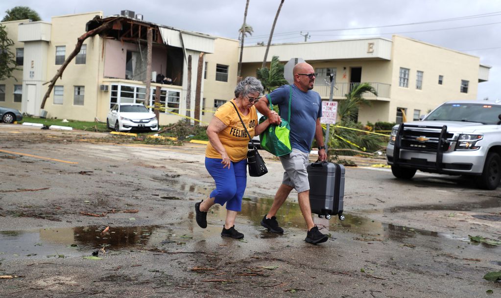 Huracán Ian en Florida. / Foto: AP