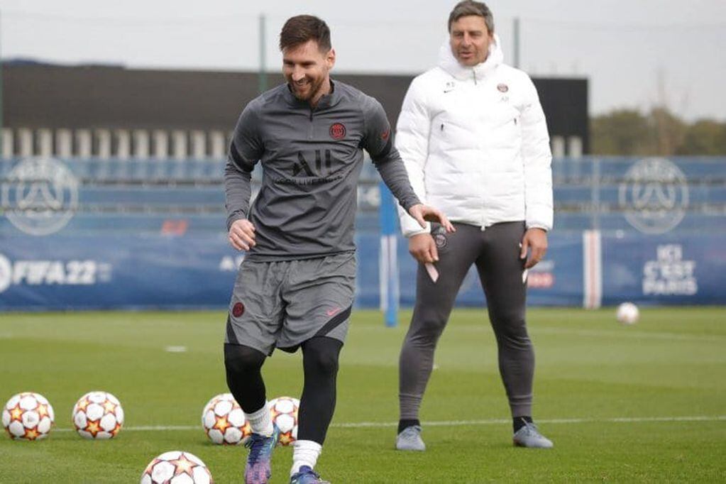 Leo Messi superó el coronavirus y desde hoy entrena a la par de sus compañeros en el PSG. / Gentileza.