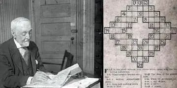 1913. El periódico estadounidense New York World publica el primer crucigrama.