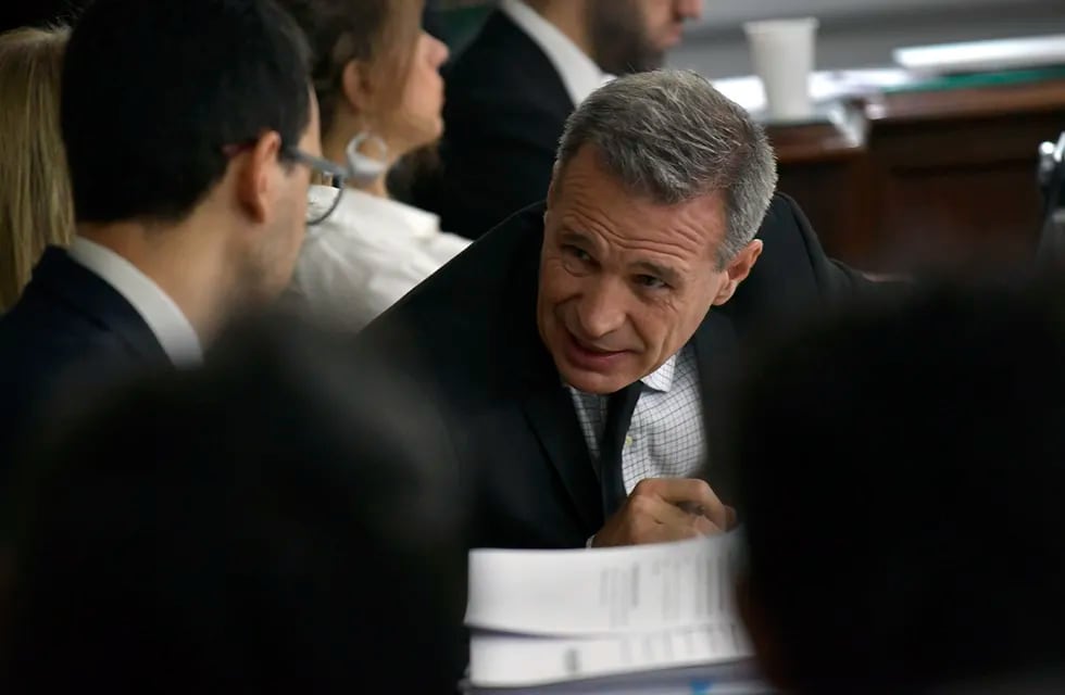El fiscal Dante Vega conduce la acusación contra el suspendido juez federal Walter Bento.
Foto: Orlando Pelichotti