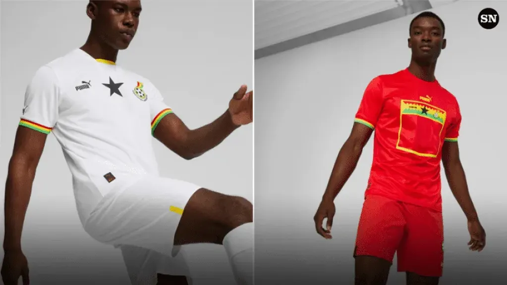 La camiseta de Ghana/Gentileza TyC Sports