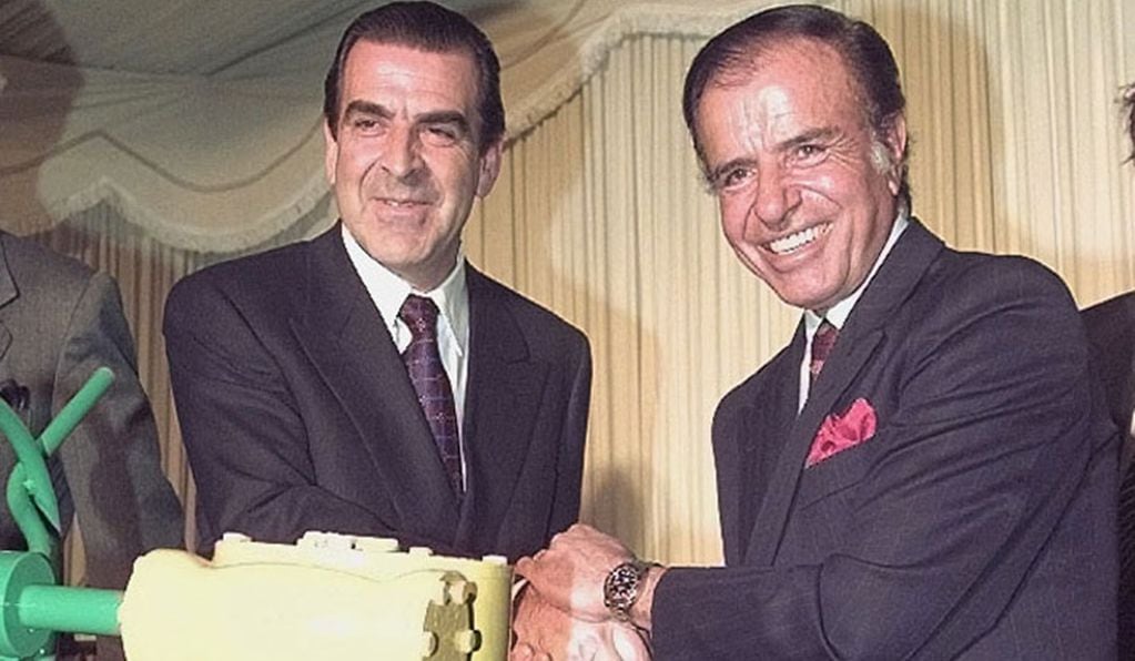 El ex presidente Carlos Menem y el por entonces su par chileno, Eduardo Frei, firmaron el Tratado hace 26 años atrás