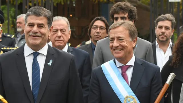 Rodolfo Suárez y Mario Abed