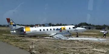 Accidente de avión en el aeropuerto de Mendoza