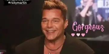 Ricky Martin apareció con el rostro cambiado en una entrevista televisiva