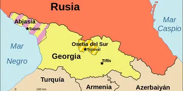 Mapa ubicación Georgia