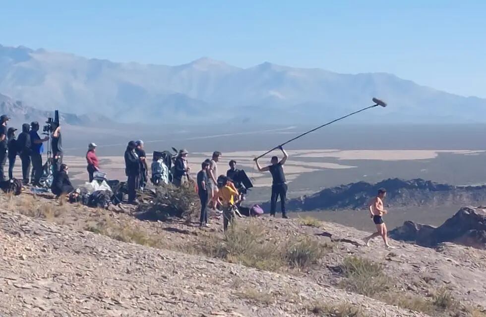 Filmación de la película Papá al rescate en Mendoza