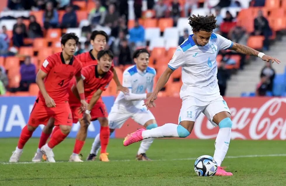 Mundial Sub 20. Corea del Sur y Honduras, igualaron 2-2 en el estadio Malvinas Argentinas. / Gentileza.
