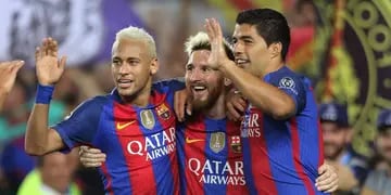 Neymar, Messi y Suárez - Barcelona