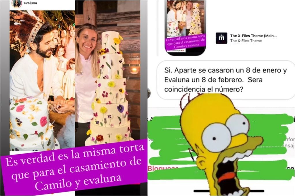 Las coincidencias entre el casamiento de Camilo y Evaluna con el de Stefi Roitman y Ricky Montaner