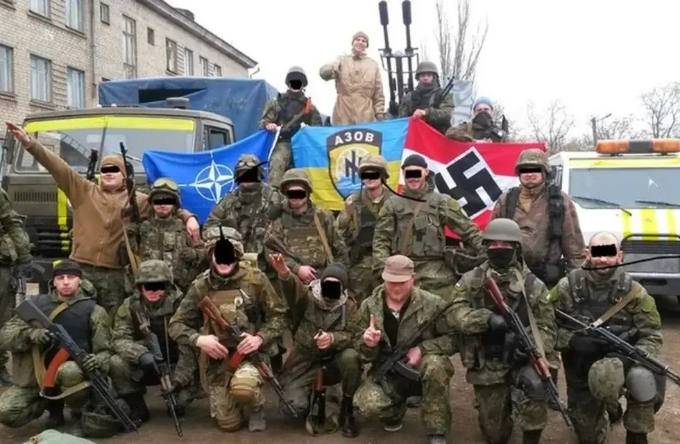 Batallón Azov, parte de las fuerzas "especiales" ucranianas.