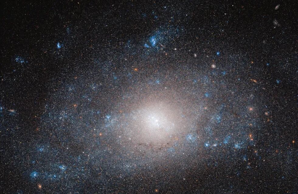 El disco estelar de la galaxia se extiende a lo largo de 35.000 años luz.