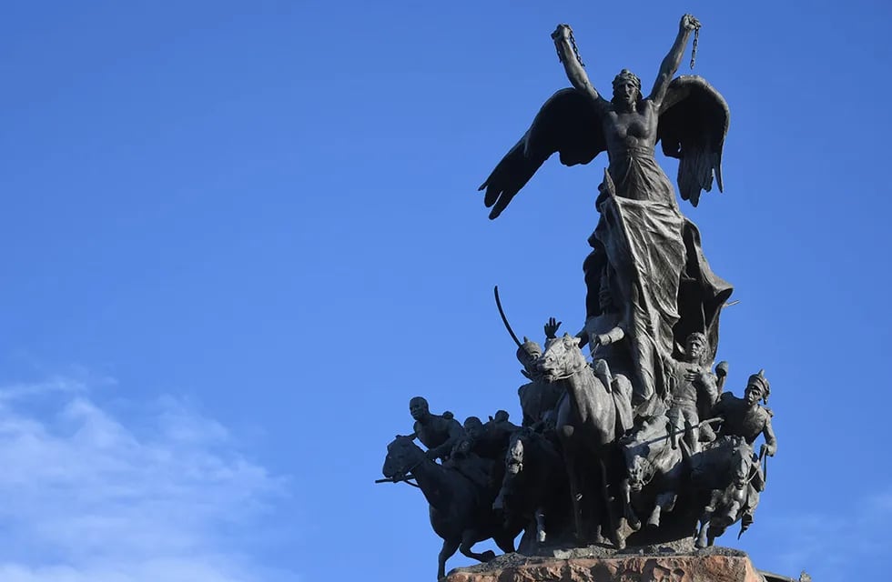 Monumento al Ejército de Los Andes en el Cerro de la Gloria en la Ciudad de Mendoza