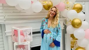 Luisana Lopilato celebró el baby shower de su cuerta hija.