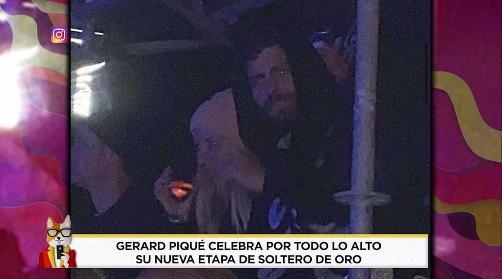 Captaron en foto a Gerard Piqué de fiesta: celebra su etapa de soltero lejos de Shakira (Instagram)