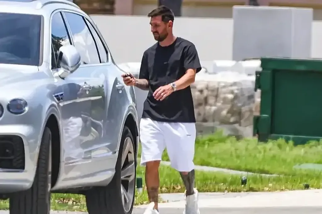 Lionel Messi compró un auto para recorrer Miami