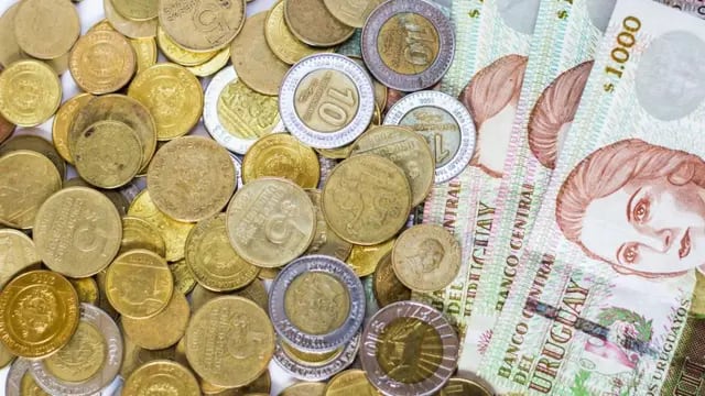 Pesos uruguayos (Minuto Uno). 