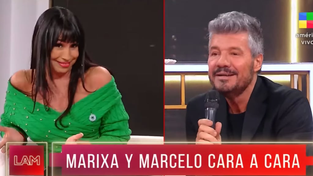 Marixa Balli y Marcelo Tinelli protagonizaron un picante cruce al aire