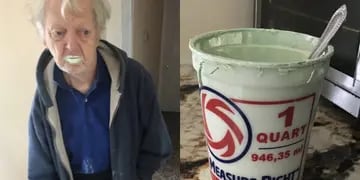 Falleció el abuelito que se convirtió en meme tras comer pintura por confundirla con yogurt
