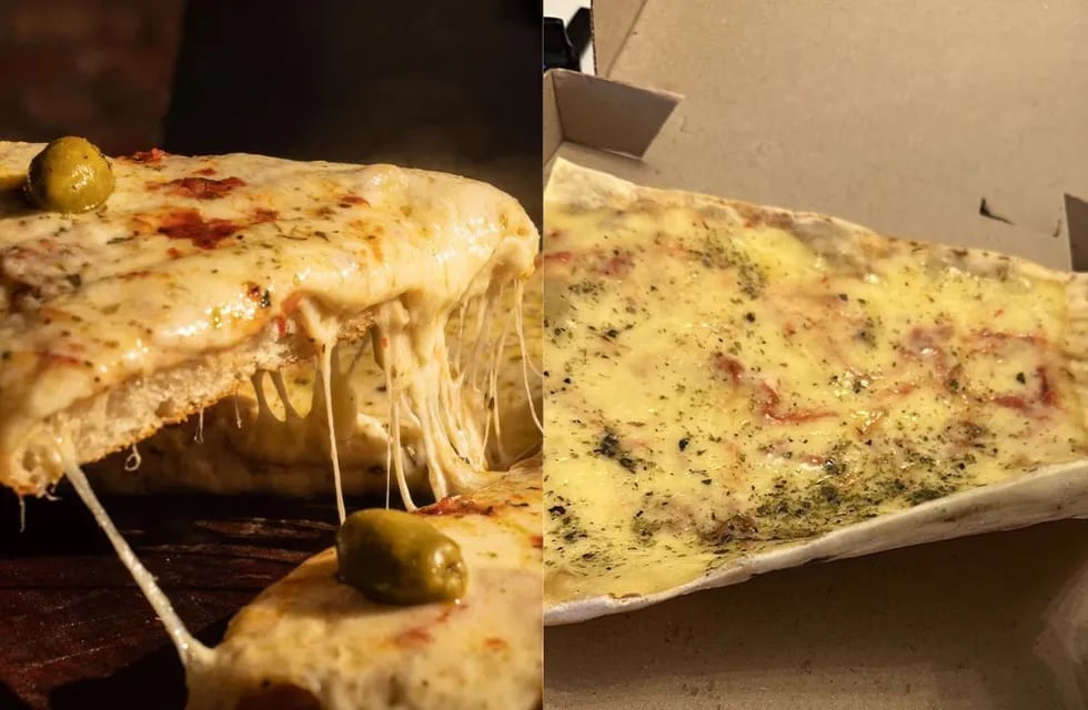 Un usuario de Twitter compartió su decepción cuando recibió la pizza que había pedido.