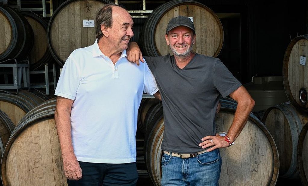 El uruguayo Nando Parrado eligió la provincia para elaborar el vino de la mano del enólogo de Super Uco, Matías Michelini.