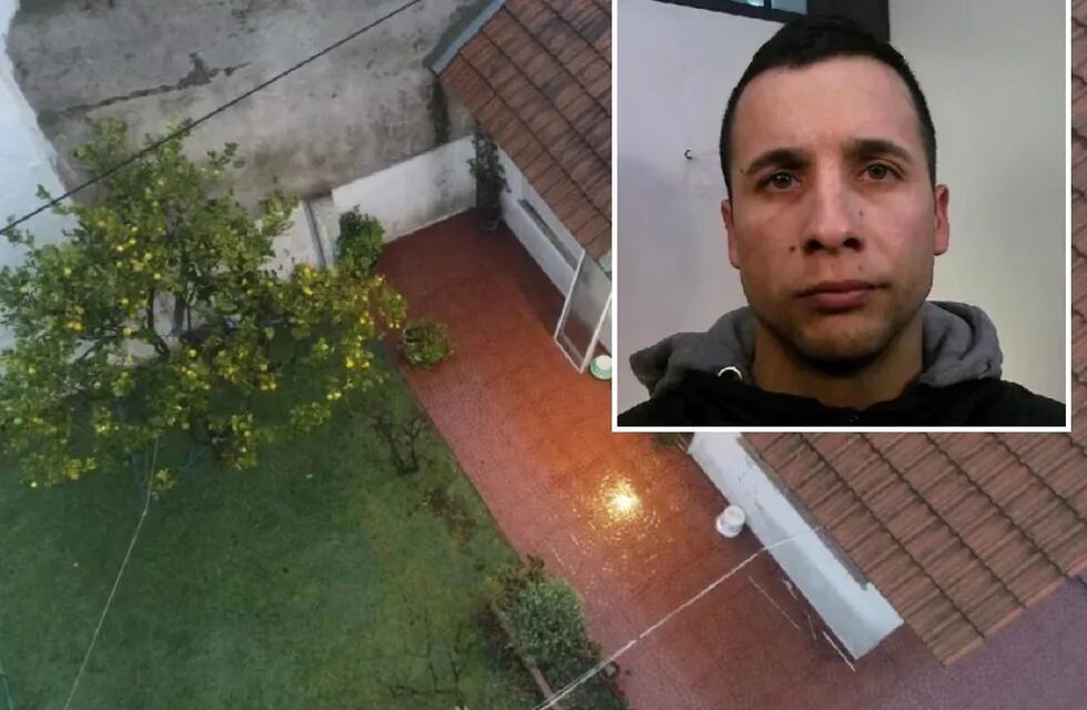 Nahuel Lucas Jerez (27) recibió un disparo y murió en el patio de la casa del jubilado. Gentileza / La Capital