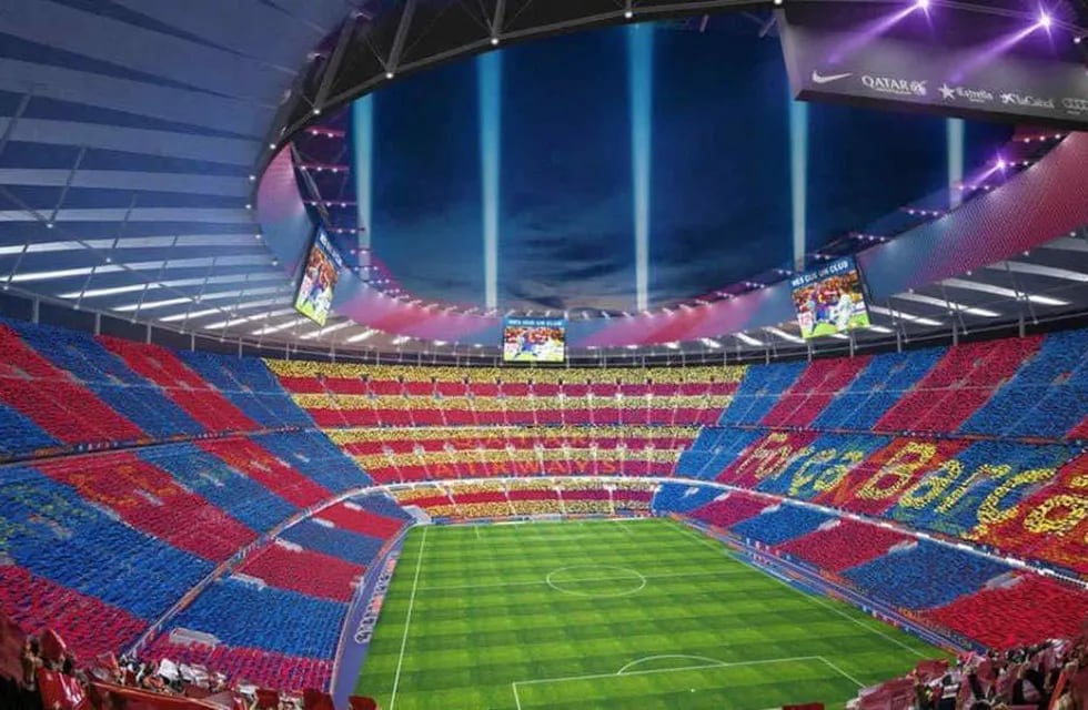 Imagen digital de cómo será el nuevo Camp Nou.. / Gentileza.