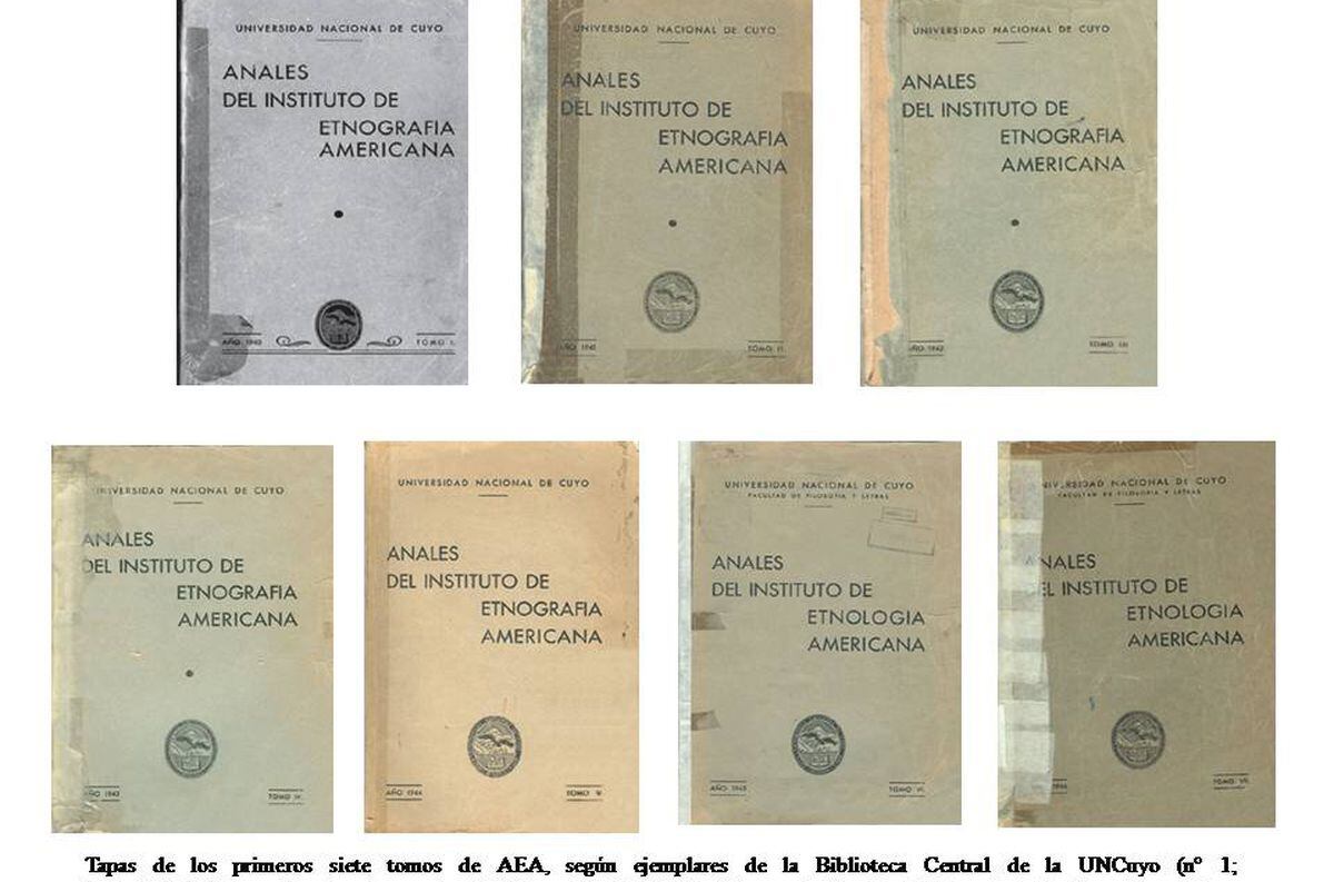 Tapas de las primeras ediciones de los Anales..., que fotografió la profesora Carina R. Cortez.