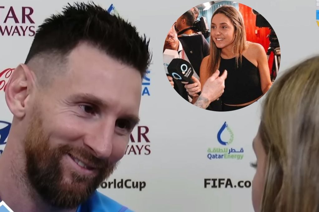 Sofía Martínez conmovió a Lionel Messi y en Twitter la gente le agradeció "por transmitirle el mensaje de todos". (Collage Web)