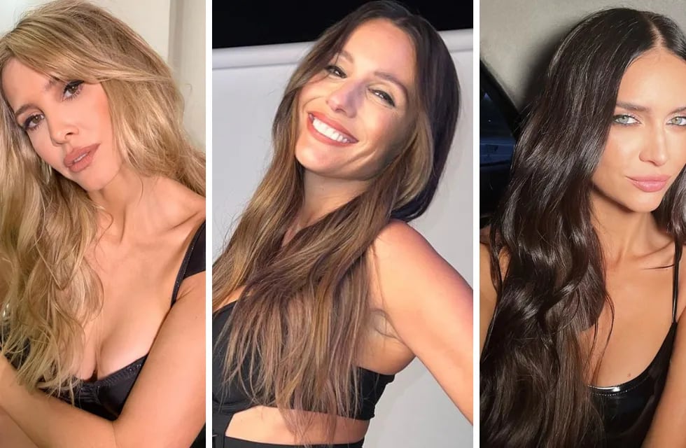 Pampita, Guillermina Valdés y Zaira Nara se encontraron en una producción de moda / Instagram