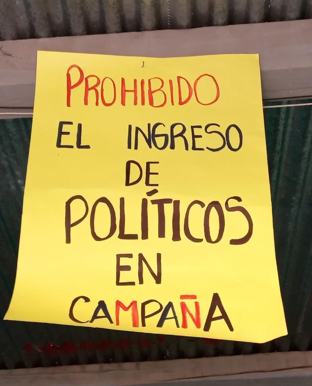 El mensaje de las personas que atienden un merendero en Jujuy para los políticos. Facebook.