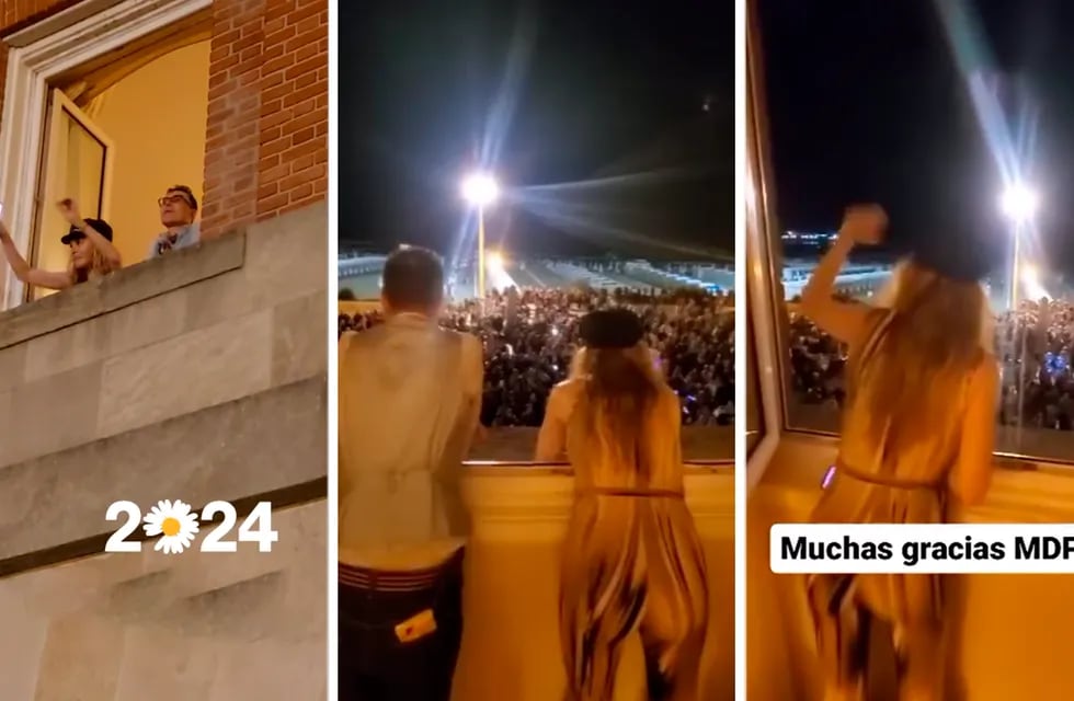 Fátima Florez realizó una videollamada con Javier Milei frente a una multitud. Foto Captura: Instagram / @javiermilei