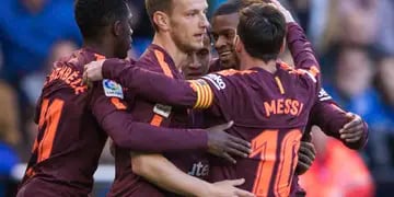 Con un hattrick de Lionel Messi, los catalanes festejaron un nuevo título, en la despedida de Andrés Iniesta.