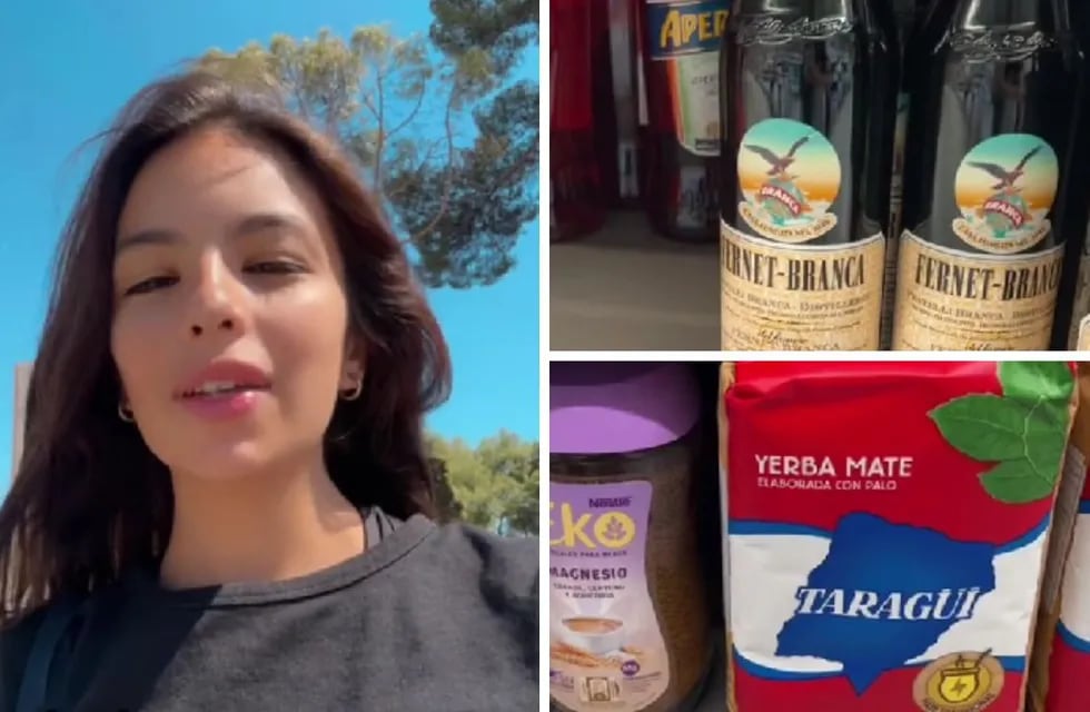 Una tiktoker mostró cuánto salen los productos típicos de Argentina en supermercados de España y los precios sorprendieron