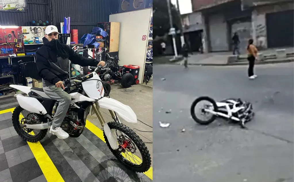 El Noba, reconocido trapero de Buenos Aires, chocó con su moto y está grave.