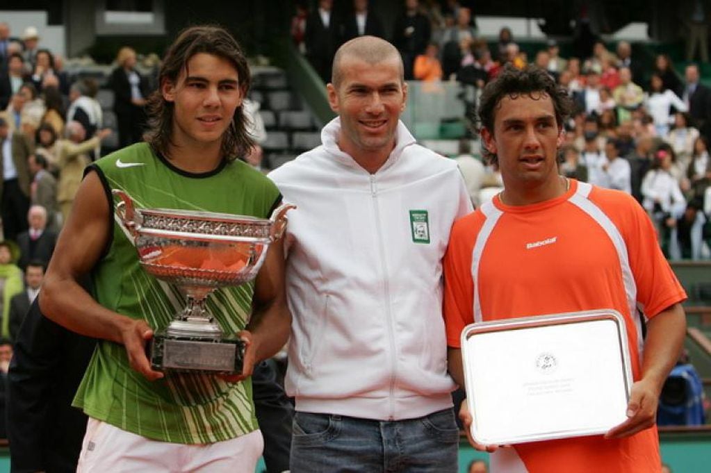 Mariano Puerta perdió la final de Roland Garros 2005 frenta a Rafael Nadal y ascendió al 9 lugar del ranking. / Gentileza. 