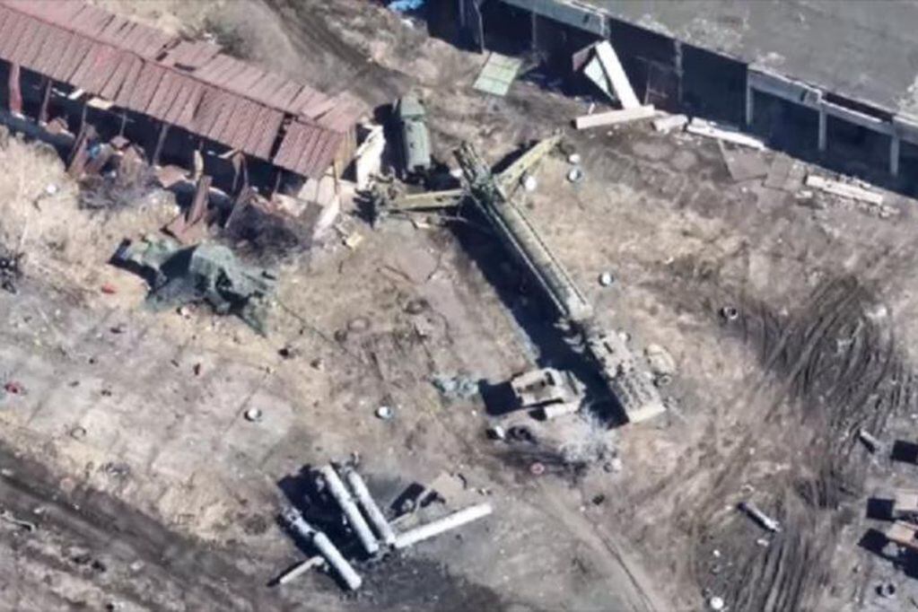 Sistema de defensa S-300 entregado por Eslovaquia a Ucrania, destruido por el ejército ruso