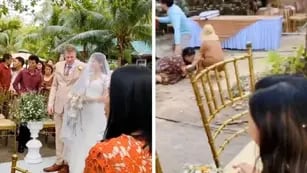 Fuerte terremoto en Filipinas azotó en plena boda camino al altar