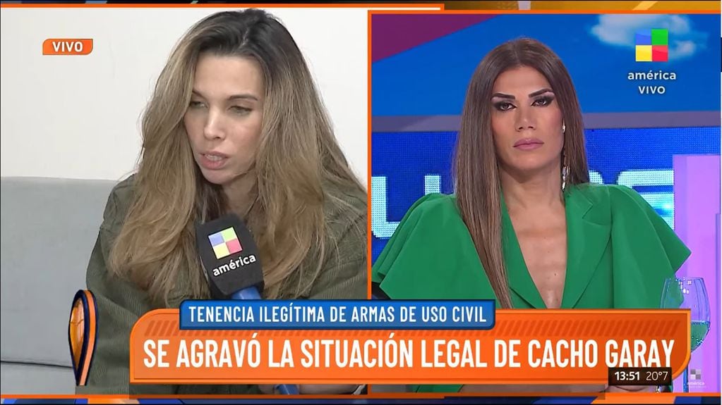 Verónica Macías, la ex de Cacho Garay, tras la detención domiciliaria del humorista.