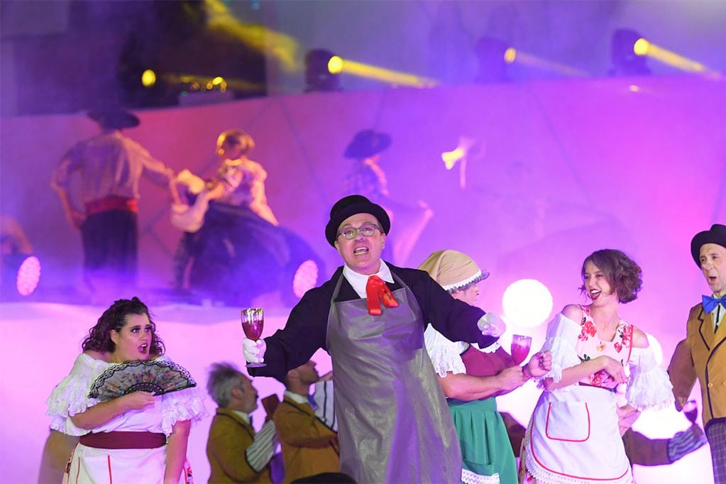 Acto Central de la Fiesta Nacional de la Vendimia en el Teatro griego Frank Romero Day.
Foto Ignacio Blanco / Los Andes