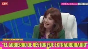 Cristina Kirchner dio una entrevista en C5N