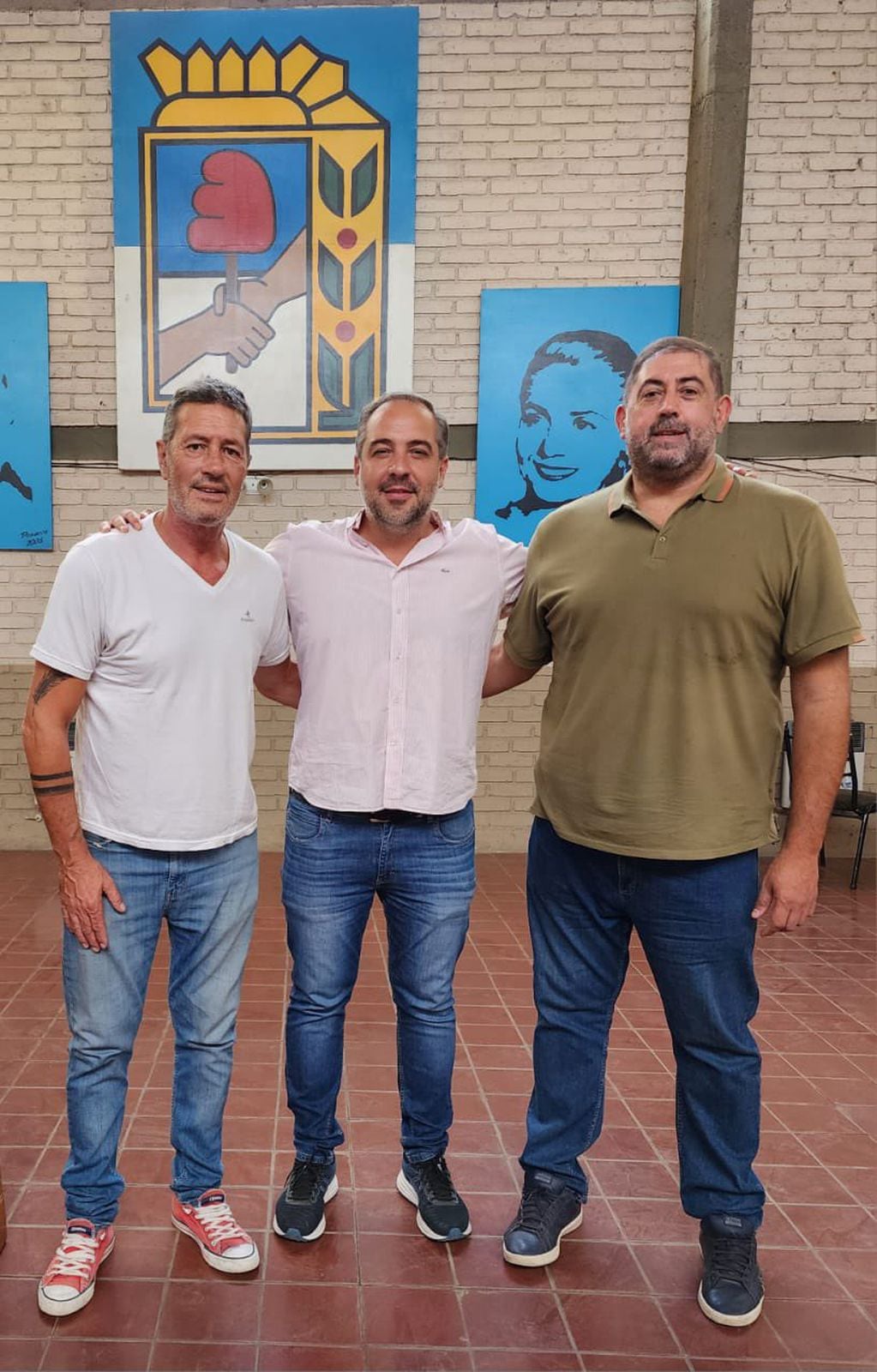Alejandro Bermejo, Matías Stevanato y Duilio Pezzutti