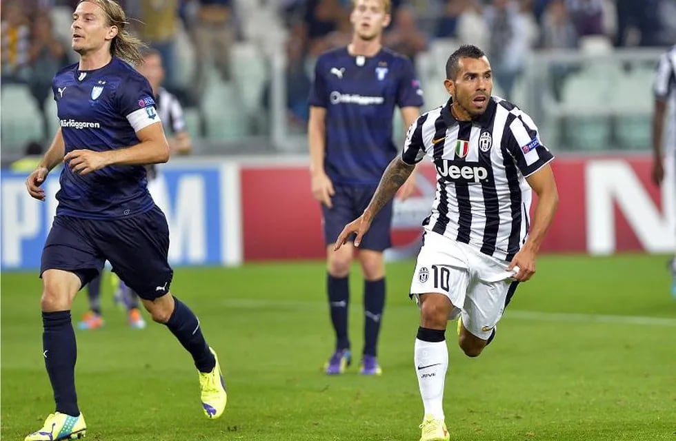 Champions League: dos goles de Tevez le dieron el triunfo a la Juventus