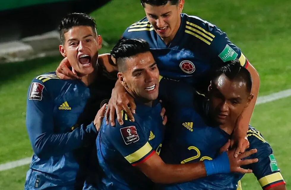 apareció el tigre sobre el final y puso el 2-2 entre Colombia y Chile. Volvió el goleador. / Gentileza.