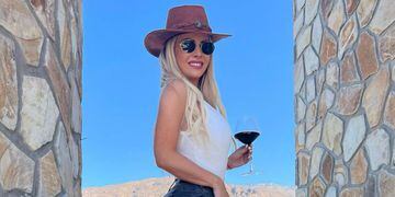 Alejandra Maglietti vino a Mendoza y disfrutó de varios eventos y del vino malbec